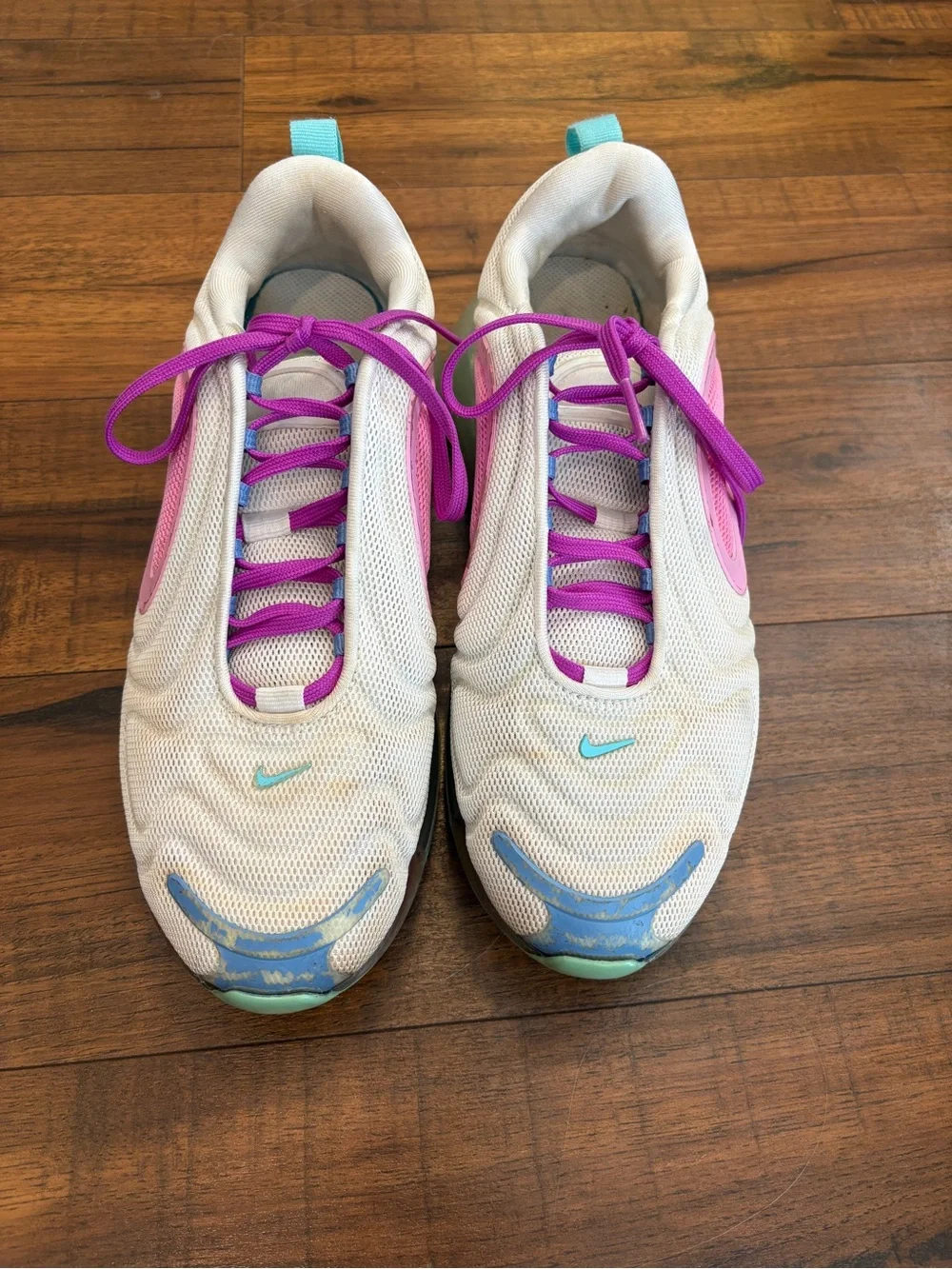 NIKE AIR MAX 720 AQUA POWDER #AR9293-102 WOMEN'S RUNNING SHOES SIZE 8.5
